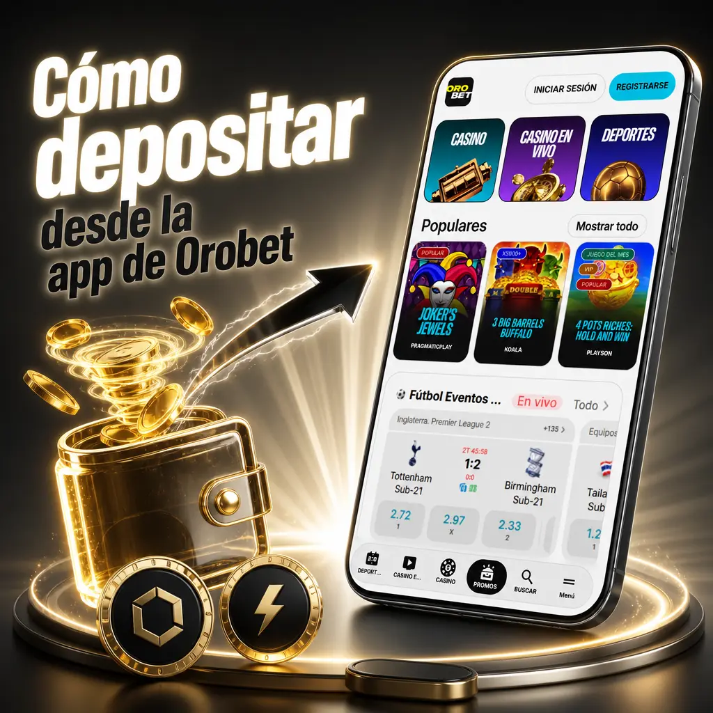 Cómo depositar dinero desde la app web de Orobet en Android e iOS, sin descarga, en menos de 1 minuto