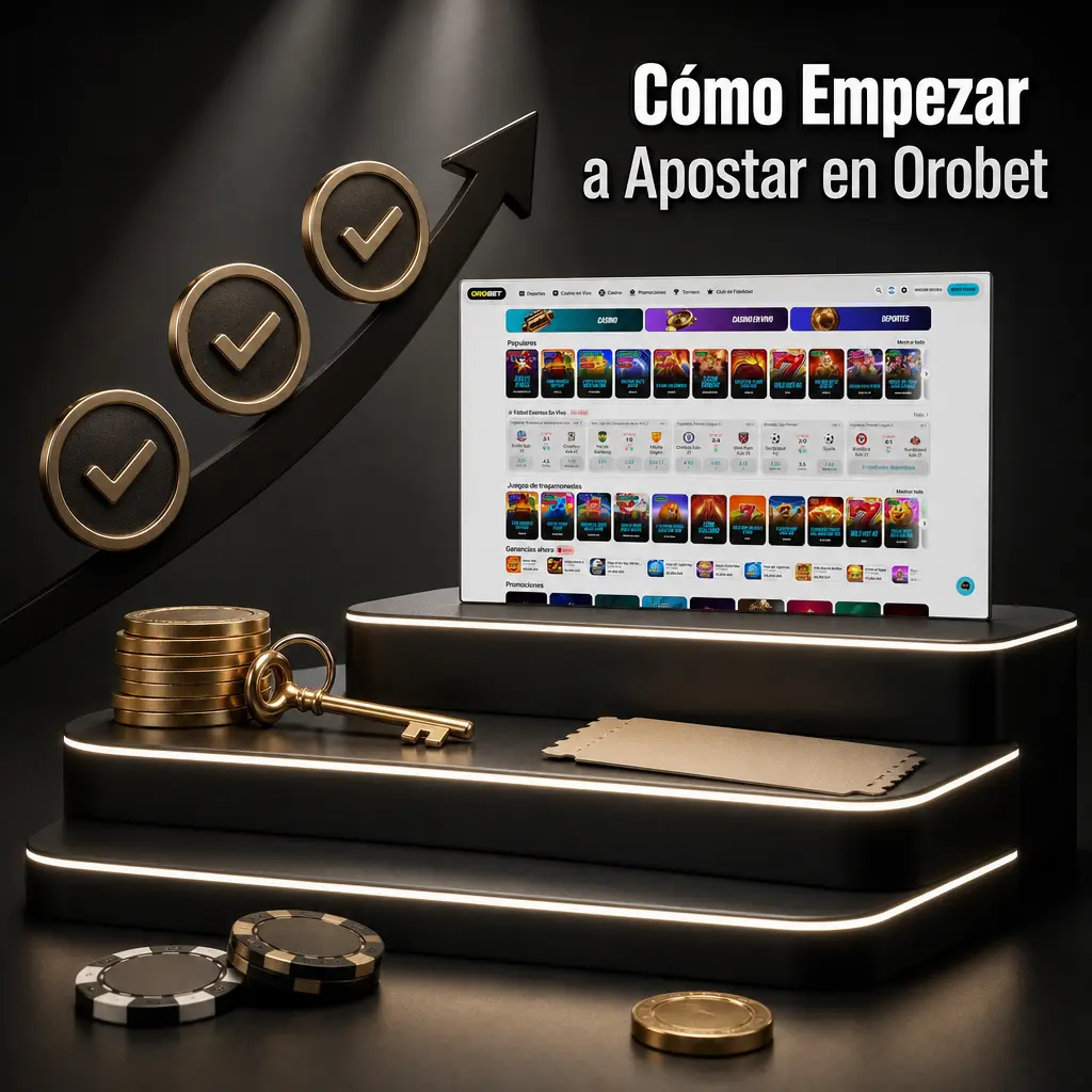 Guía paso a paso para crear una cuenta y empezar a apostar en Orobet, desde el registro hasta revisar el historial de apuestas.