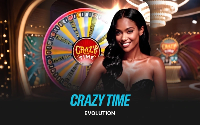 La sección de casino en vivo de Orobet ofrece el juego Crazy Time.