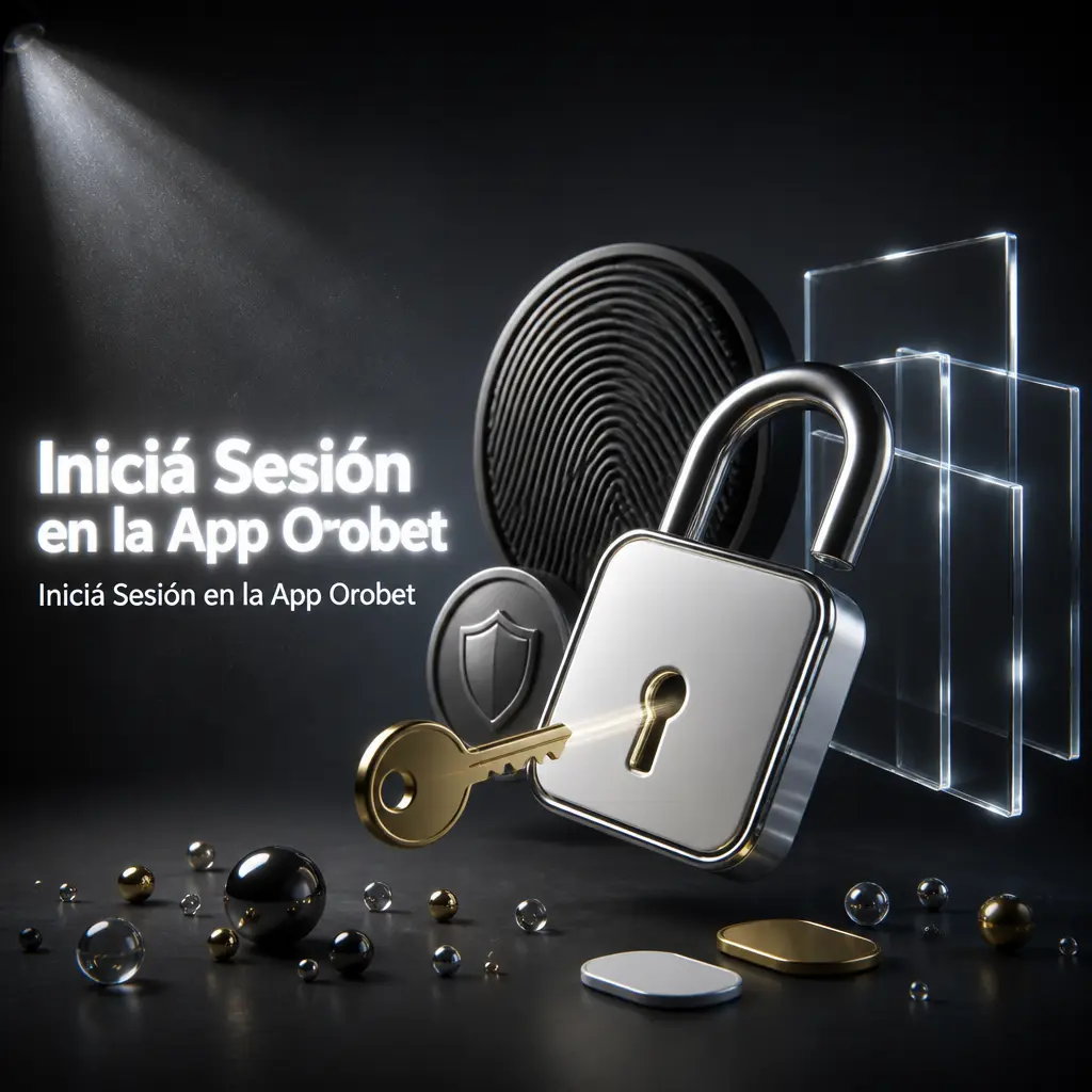Pantalla de inicio de sesión en la app Orobet con campos para usuario y contraseña