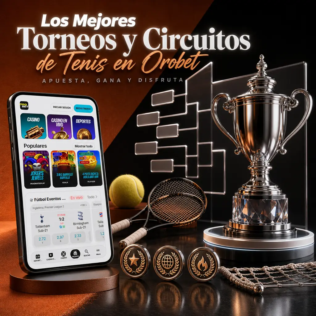 Cuotas de Orobet para Grand Slams, ATP y WTA 1000 de la temporada 2026, con mercados de games y sets.