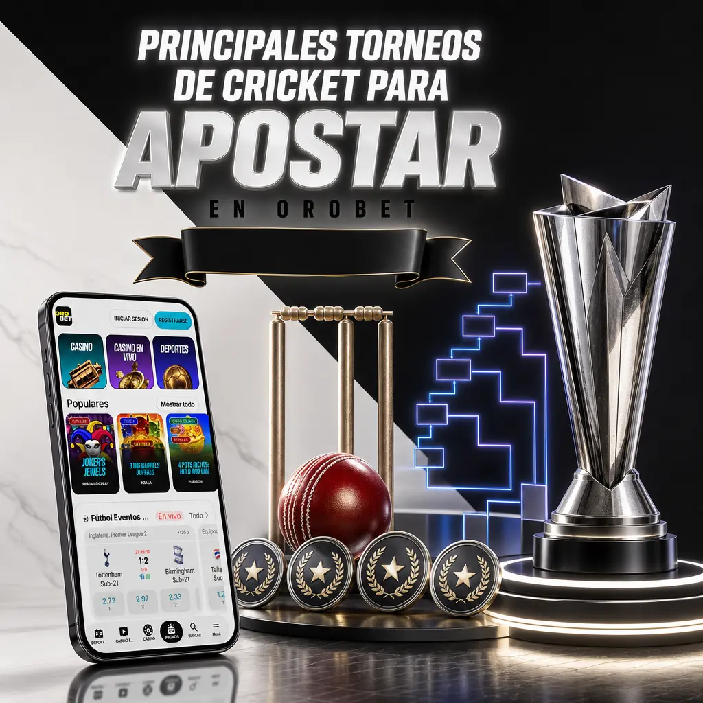 Principales torneos de cricket como IPL, BPL y Copa del Mundo ICC disponibles para apostar en Orobet