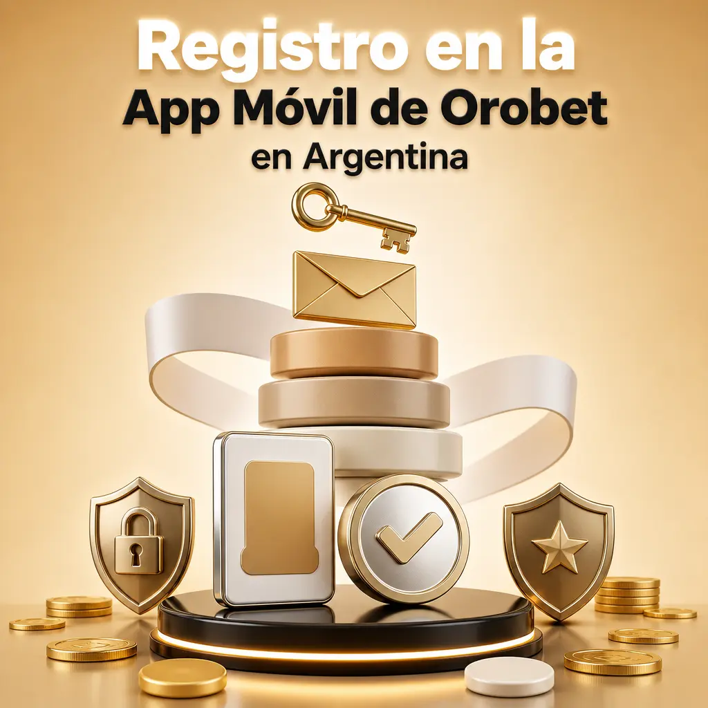 Pantalla de registro en la app móvil de Orobet Argentina para acceder a bonos de bienvenida y apuestas deportivas
